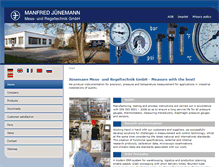 Tablet Screenshot of juenemann-instruments.de